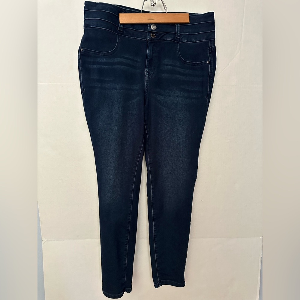 🎩Angels Women's Skinny Jeans - Dark Blue